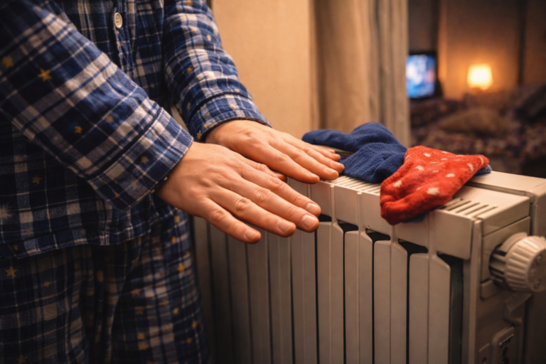 El radiador en invierno y el pijama de franela