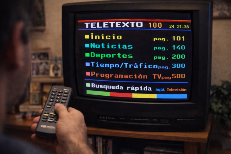 El Teletexto: la paciencia en la página 100
