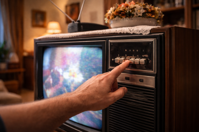 La televisión sin mando: levantarse era parte del plan
